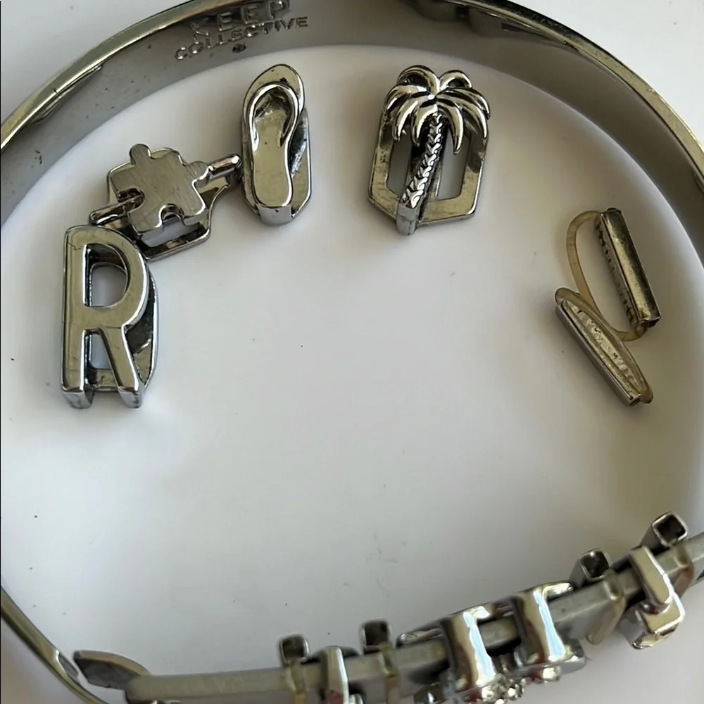 KEEP Collective Silver and Pink Bracelet Modern Design - Picture 5 of 5